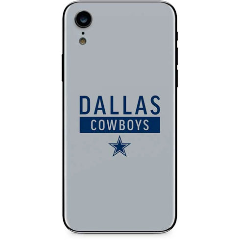 NFL Dallas Cowboys Silver Performance Series iPhone XR Skin