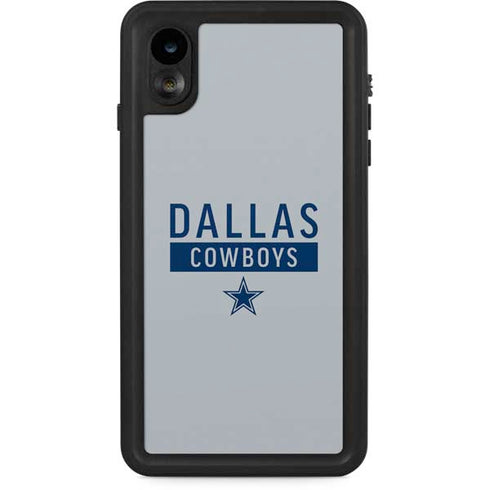 NFL Dallas Cowboys Silver Performance Series iPhone XR Waterproof Case