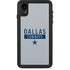 NFL Dallas Cowboys Silver Performance Series iPhone XR Waterproof Case