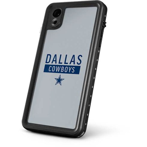 NFL Dallas Cowboys Silver Performance Series iPhone XR Waterproof Case