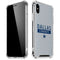 NFL Dallas Cowboys Silver Performance Series iPhone XS Max Clear Case