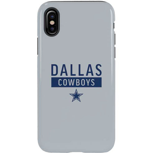 NFL Dallas Cowboys Silver Performance Series iPhone XS Pro Case