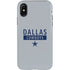 NFL Dallas Cowboys Silver Performance Series iPhone XS Pro Case