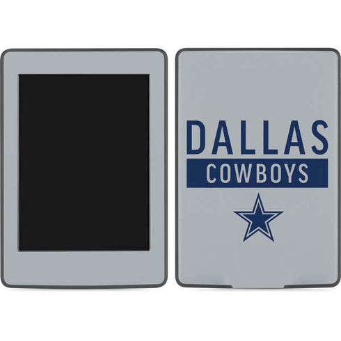 NFL Dallas Cowboys Silver Performance Series Amazon Kindle Skin