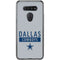 NFL Dallas Cowboys Silver Performance Series LG K51/Q51 Clear Case