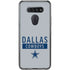 NFL Dallas Cowboys Silver Performance Series LG K51/Q51 Clear Case