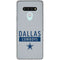 NFL Dallas Cowboys Silver Performance Series LG Stylo 6 Clear Case
