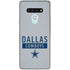 NFL Dallas Cowboys Silver Performance Series LG Stylo 6 Clear Case