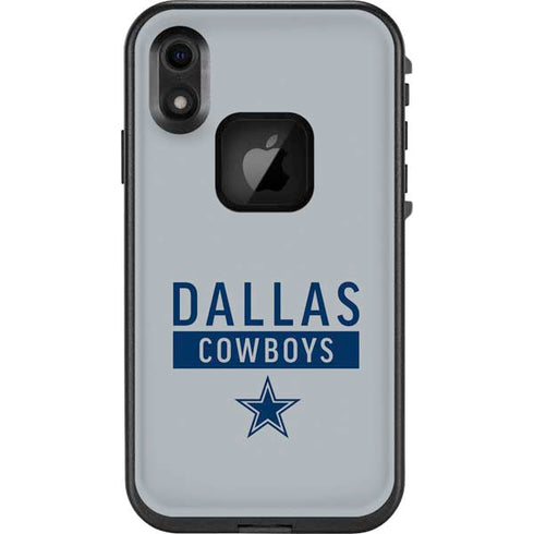 NFL Dallas Cowboys Silver Performance Series LifeProof Fre iPhone Skin