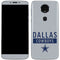 NFL Dallas Cowboys Silver Performance Series Moto E5 Plus Skin