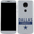 NFL Dallas Cowboys Silver Performance Series Moto E5 Plus Skin