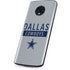 NFL Dallas Cowboys Silver Performance Series Moto G6 Skin