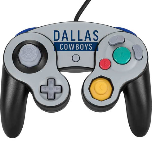 NFL Dallas Cowboys Silver Performance Series Nintendo GameCube Controller Skin