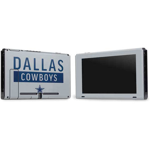 NFL Dallas Cowboys Silver Performance Series Nintendo Switch Bundle Skin