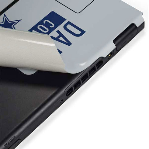 NFL Dallas Cowboys Silver Performance Series Nintendo Switch Bundle Skin