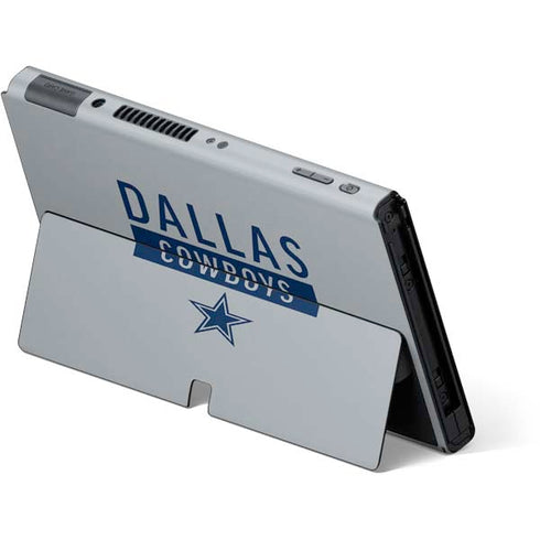NFL Dallas Cowboys Silver Performance Series Nintendo Switch OLED (2021) Skin