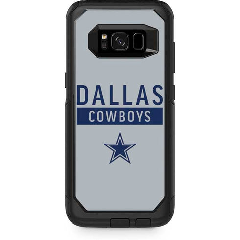 NFL Dallas Cowboys Silver Performance Series Otterbox Commuter Galaxy Skin