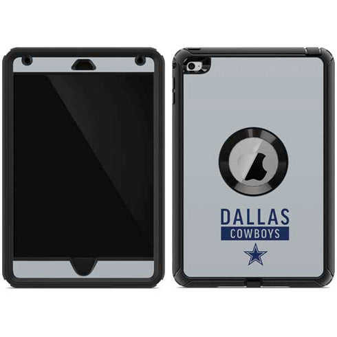 NFL Dallas Cowboys Silver Performance Series Otterbox Defender iPad Skin