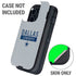 NFL Dallas Cowboys Silver Performance Series Otterbox Defender iPhone Skin
