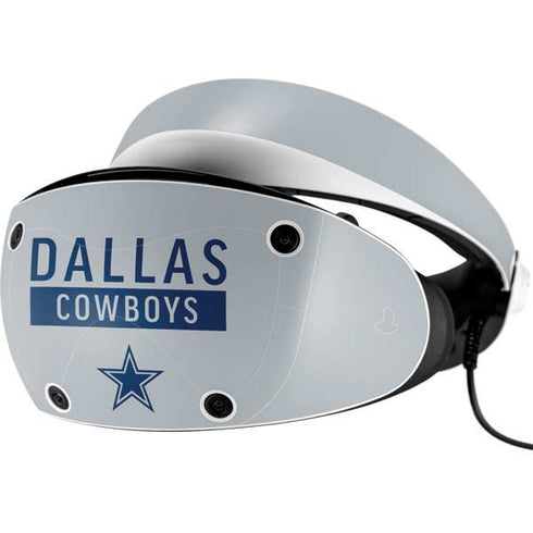 NFL Dallas Cowboys Silver Performance Series PlayStation VR2 Skin