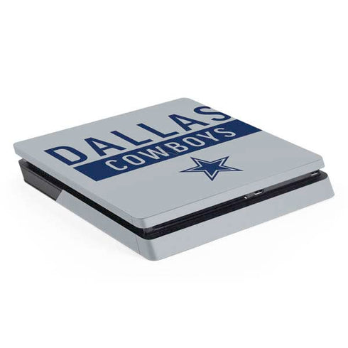 NFL Dallas Cowboys Silver Performance Series PS4 Slim Skin