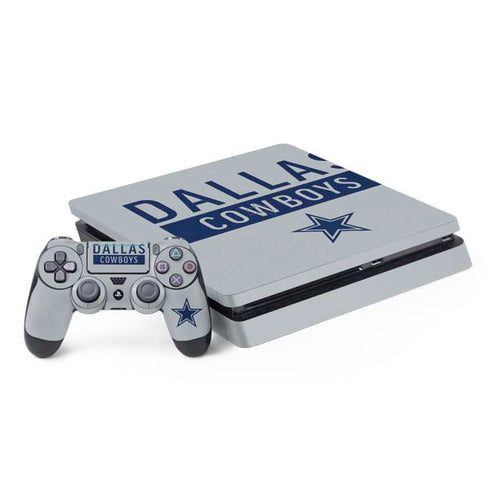 NFL Dallas Cowboys Silver Performance Series PS4 Slim Bundle Skin