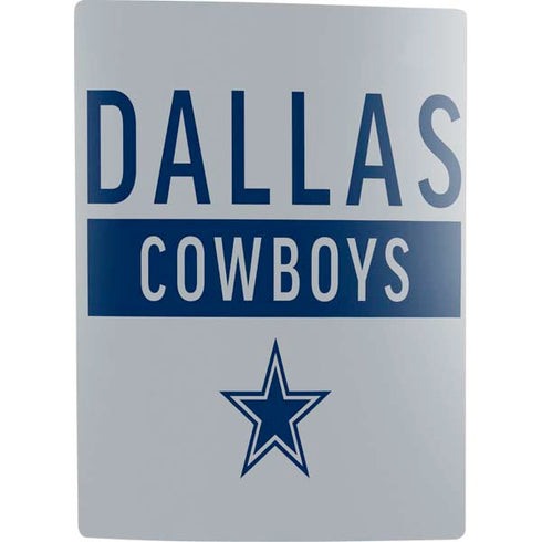 NFL Dallas Cowboys Silver Performance Series PS5 Digital Edition Bundle Skin