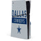 NFL Dallas Cowboys Silver Performance Series PS5 Slim Disk Console Skin