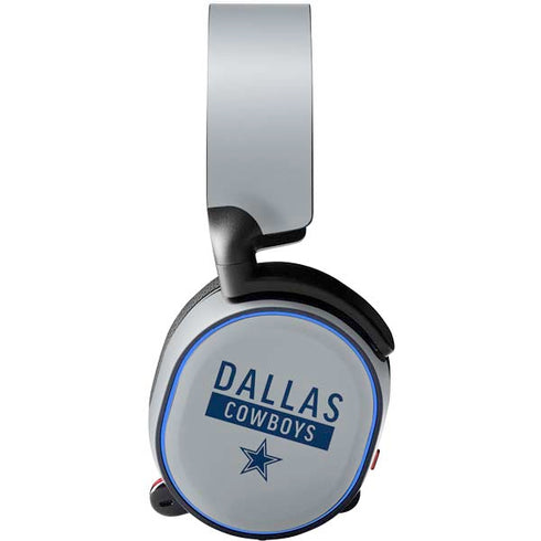 NFL Dallas Cowboys Silver Performance Series SteelSeries Arctis 5 Skin
