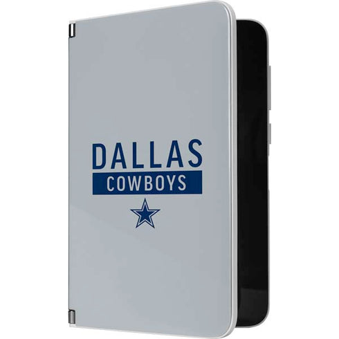 NFL Dallas Cowboys Silver Performance Series Surface Duo Skin