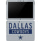 NFL Dallas Cowboys Silver Performance Series Surface Go Skin