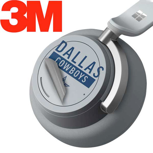 NFL Dallas Cowboys Silver Performance Series Surface Headphones Skin