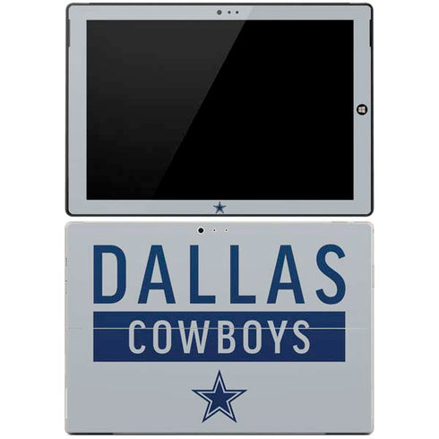 NFL Dallas Cowboys Silver Performance Series Surface Pro 3 Skin