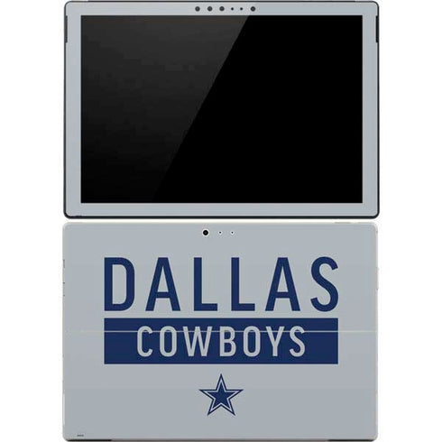 NFL Dallas Cowboys Silver Performance Series Surface Pro 4 Skin