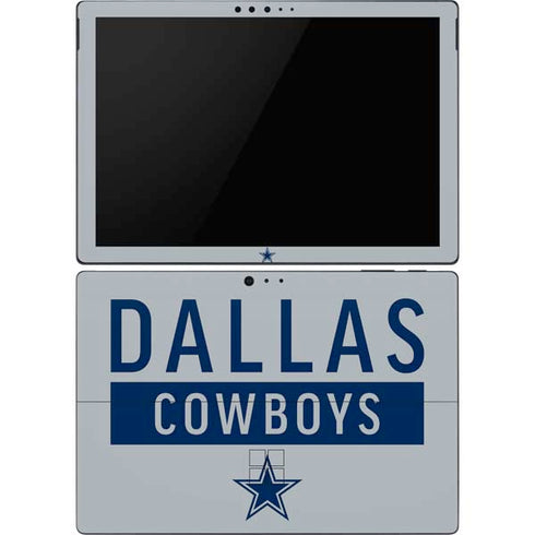 NFL Dallas Cowboys Silver Performance Series Surface Pro 6 Skin