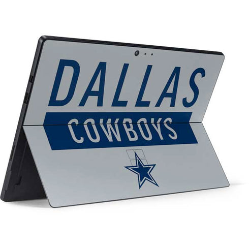 NFL Dallas Cowboys Silver Performance Series Surface Pro 6 Skin