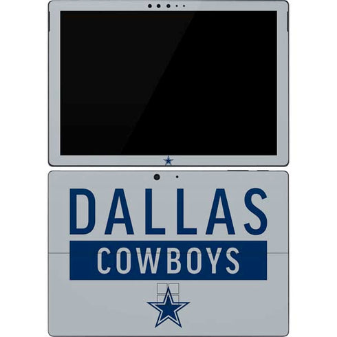 NFL Dallas Cowboys Silver Performance Series Surface Pro 7 Skin