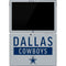 NFL Dallas Cowboys Silver Performance Series Surface Pro 7 Skin