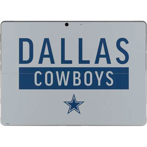 NFL Dallas Cowboys Silver Performance Series Surface Pro 8 Skin