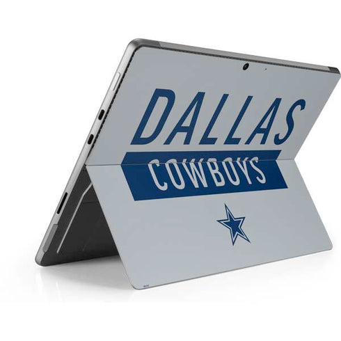 NFL Dallas Cowboys Silver Performance Series Surface Pro 8 Skin