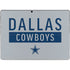 NFL Dallas Cowboys Silver Performance Series Surface Pro 9 Skin