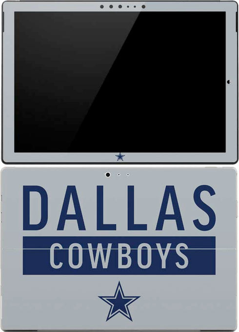 NFL Dallas Cowboys Silver Performance Series Surface Pro (2017) Skin