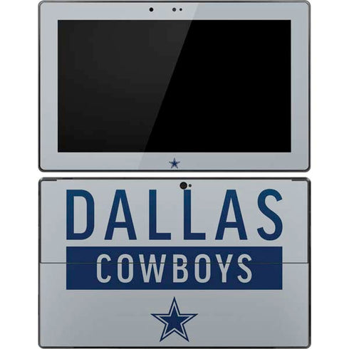 NFL Dallas Cowboys Silver Performance Series Surface Pro Tablet Skin