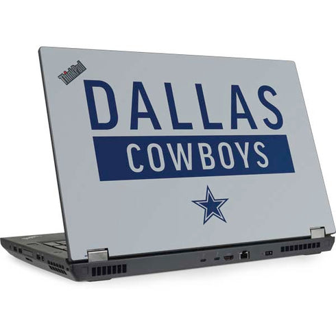 NFL Dallas Cowboys Silver Performance Series Lenovo ThinkPad Skin