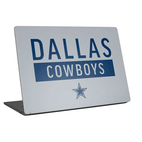 NFL Dallas Cowboys Silver Performance Series Universal Laptop 11in (8.8 x 6.2in) Skin
