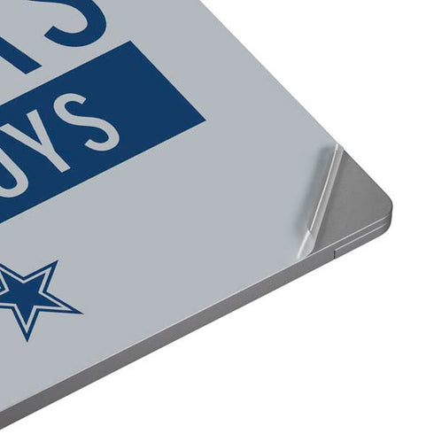 NFL Dallas Cowboys Silver Performance Series Universal Laptop 11in (8.8 x 6.2in) Skin