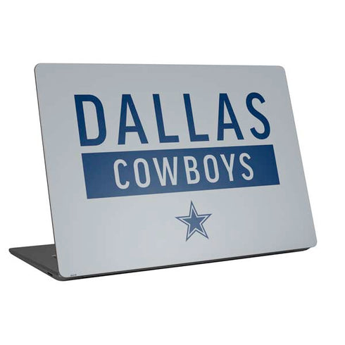 NFL Dallas Cowboys Silver Performance Series Universal Laptop 12in (9.8 x 6.8in) Skin