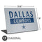 NFL Dallas Cowboys Silver Performance Series Universal Laptop 13in (10.6 x 7.6in) Skin