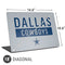 NFL Dallas Cowboys Silver Performance Series Universal Laptop 18in (14.6 x 10.6in) Skin