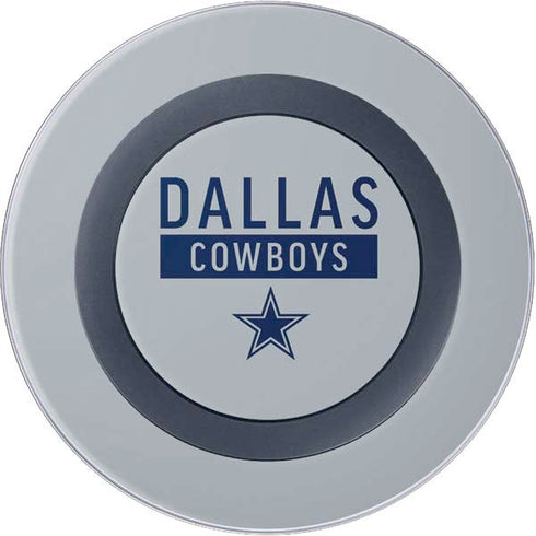 NFL Dallas Cowboys Silver Performance Series Wireless Charger Skin